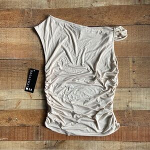 Elegant Cream Top with Knot Detail XL